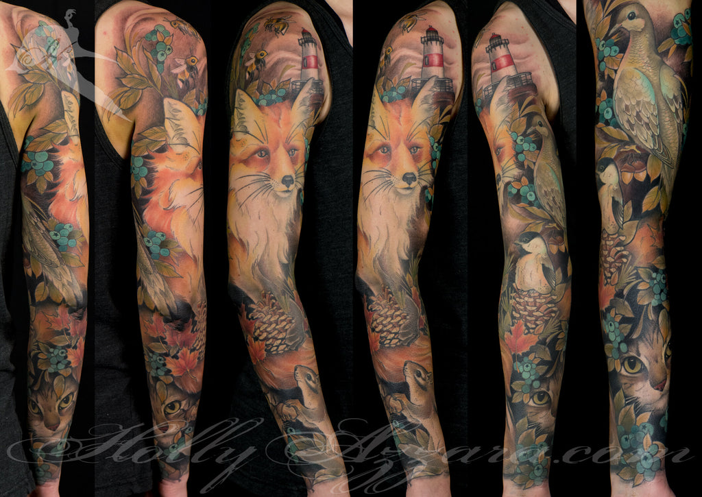 Sleeve Tatts, Complex and Coordinated Designs that Cover the Entire Arm